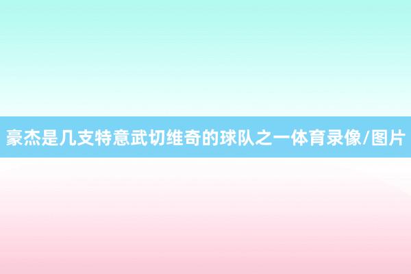 豪杰是几支特意武切维奇的球队之一体育录像/图片