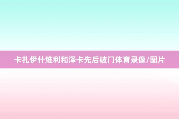 卡扎伊什维利和泽卡先后破门体育录像/图片