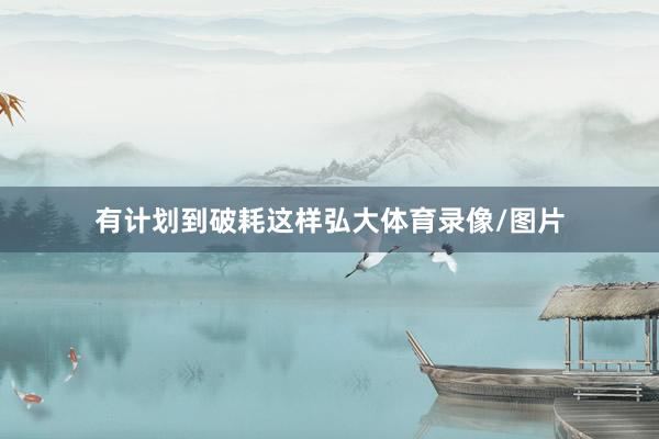 有计划到破耗这样弘大体育录像/图片