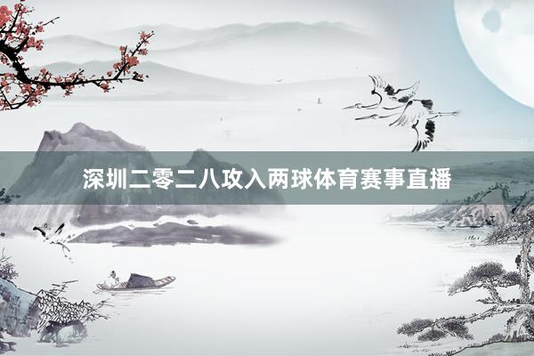 深圳二零二八攻入两球体育赛事直播