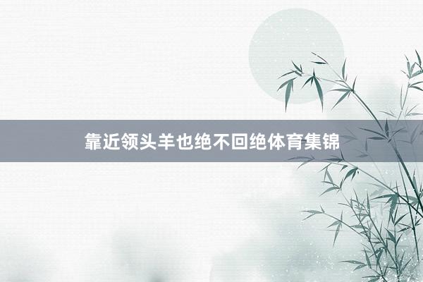 靠近领头羊也绝不回绝体育集锦